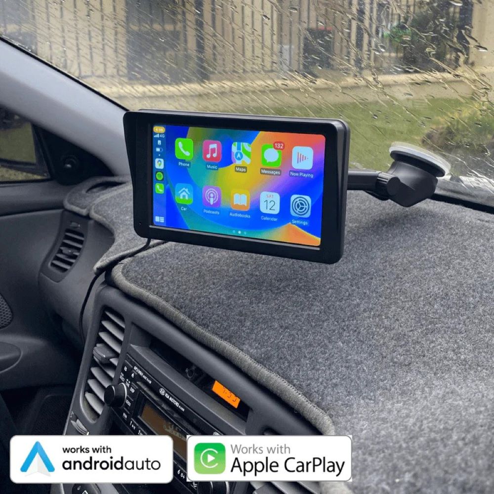 Versatile Touch Screen Car Display | Apple CarPlay & Android Auto
