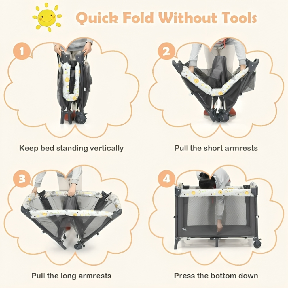 4 In 1 Explorer Ease Cot
