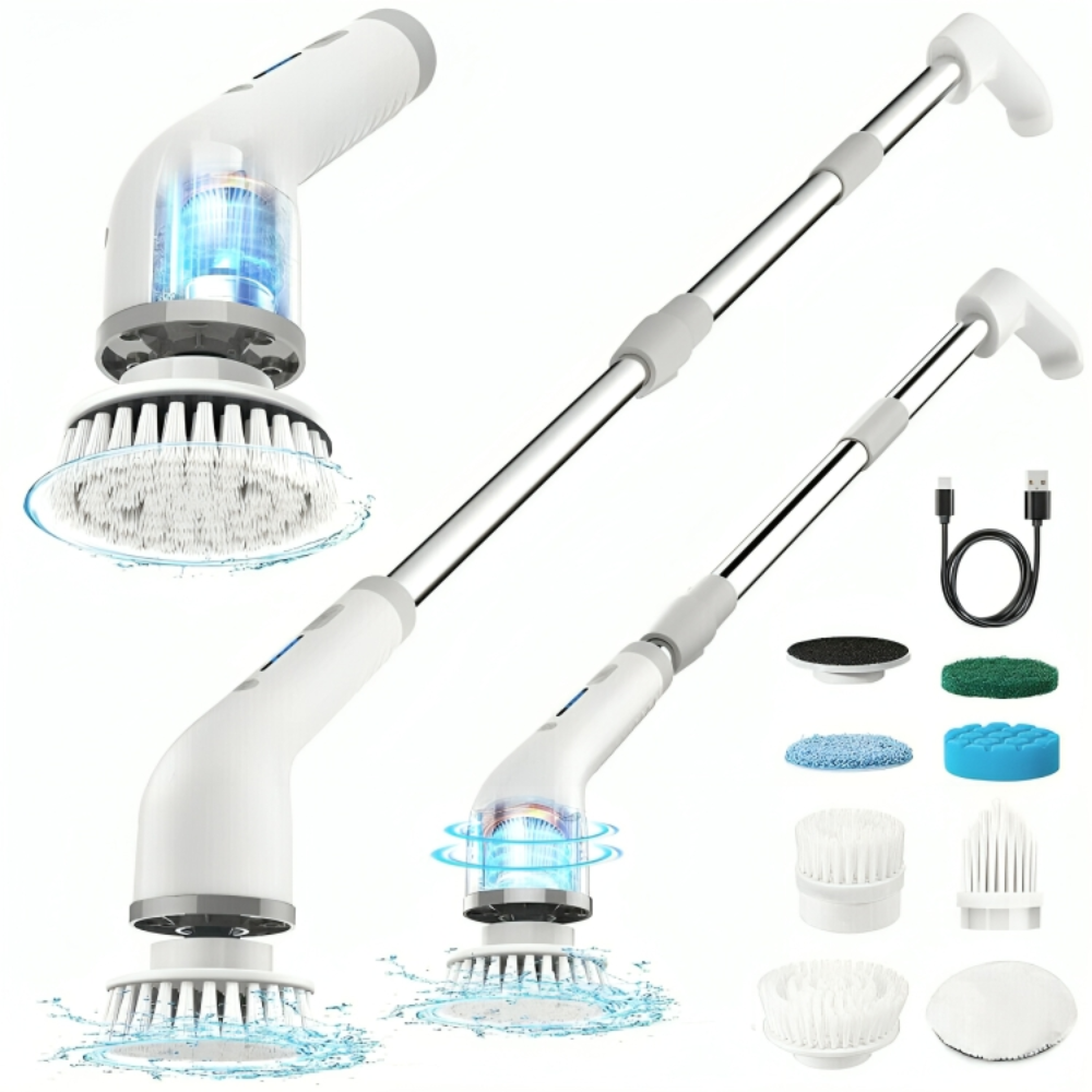 7-in-1 Cordless Electric Spin Scrubber