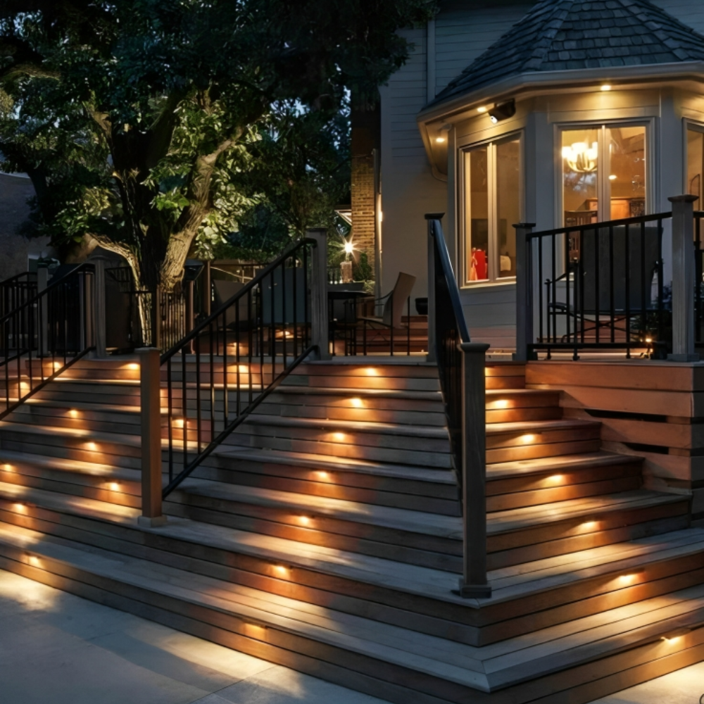Solar LED Deck Lights