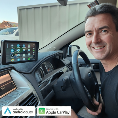 Versatile Touch Screen Car Display | Apple CarPlay & Android Auto