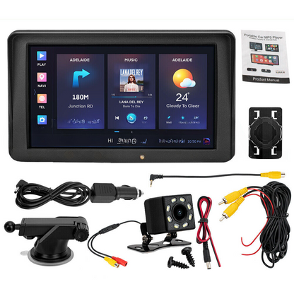 Versatile Touch Screen Car Display | Apple CarPlay & Android Auto