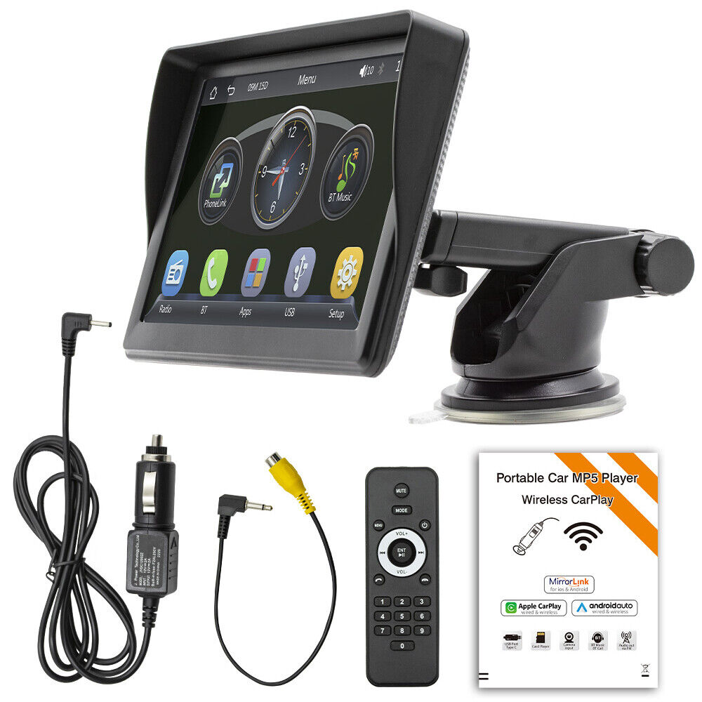 Versatile Touch Screen Car Display | Apple CarPlay & Android Auto